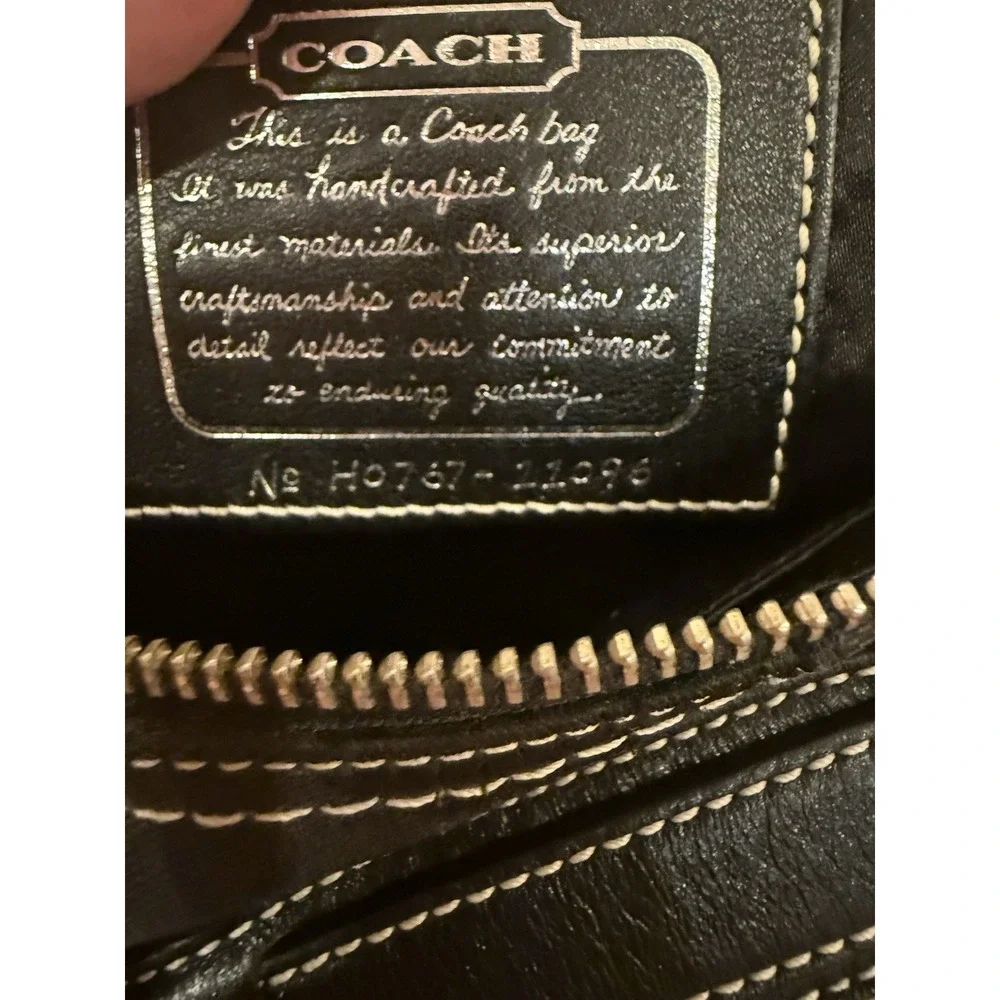 Coach signature black