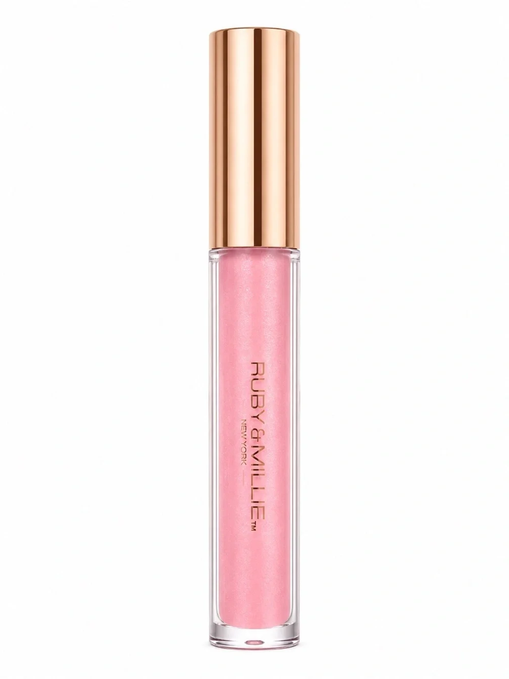 Pink Lip Gloss — Luminous Pink Shine Shade After Dark