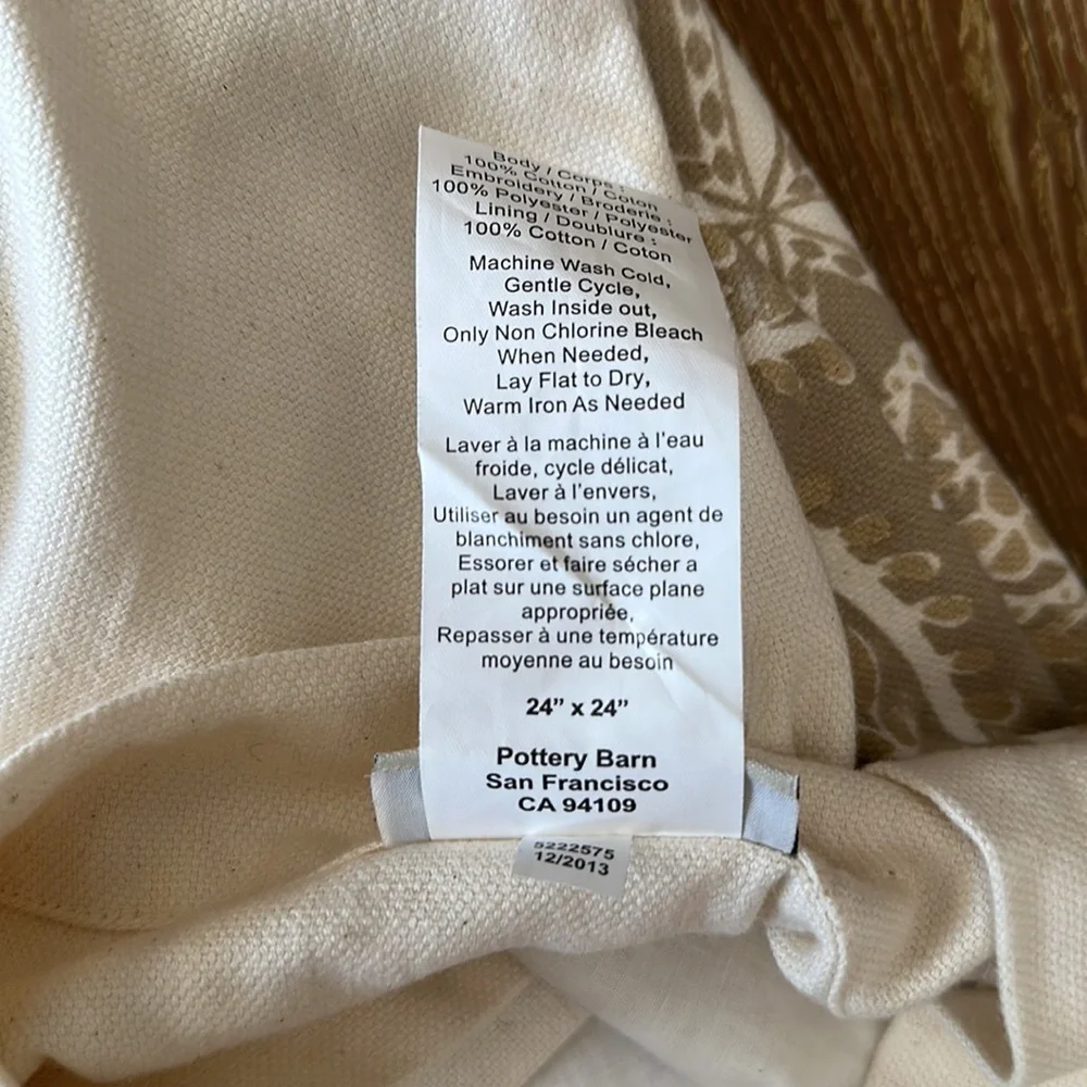 Pottery Barn questions leave