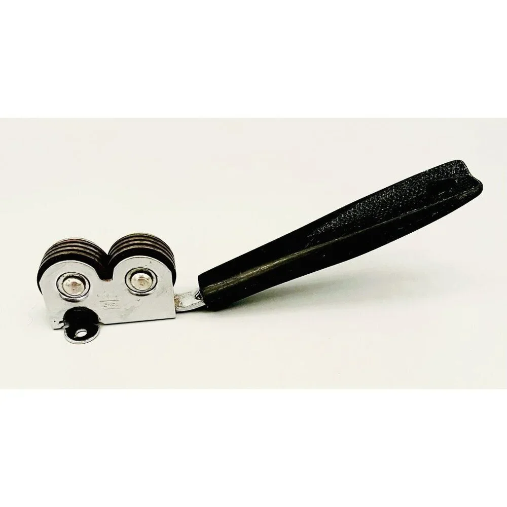 MCM Ekco Chrome Plated Pull Through Knife Sharpener 6.5” Retro Gadget Vintage