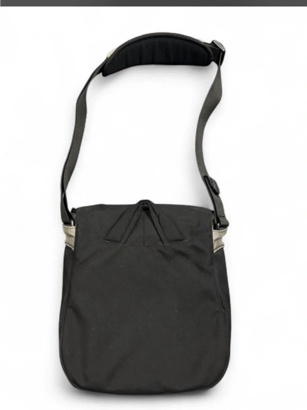 Vintage Men's Black and Beige Crossbody Crumpler Messenger Bag
