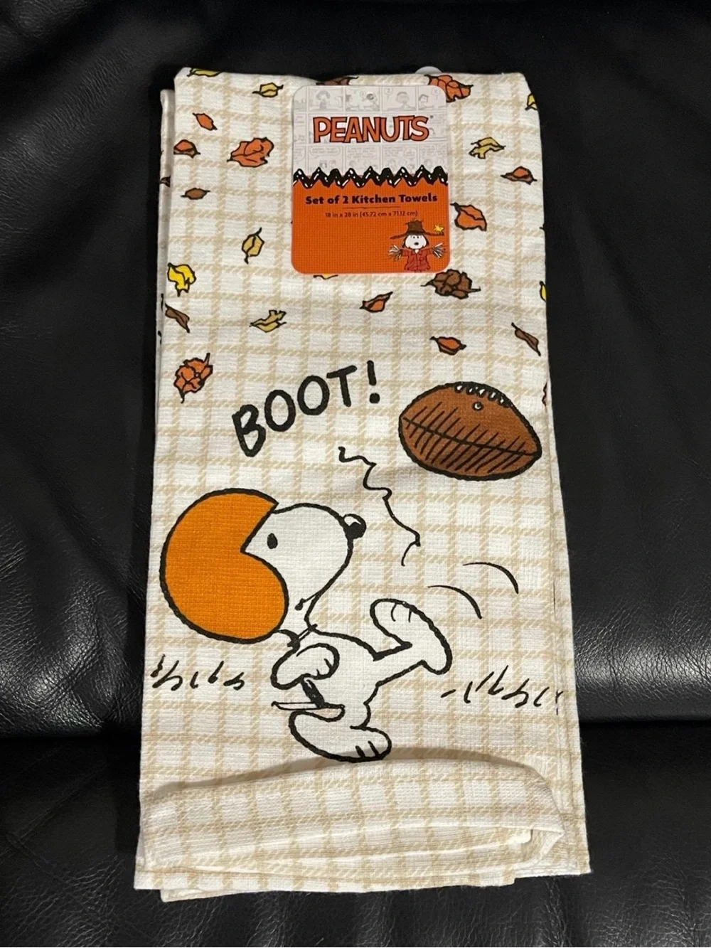 Peanuts football kitchen