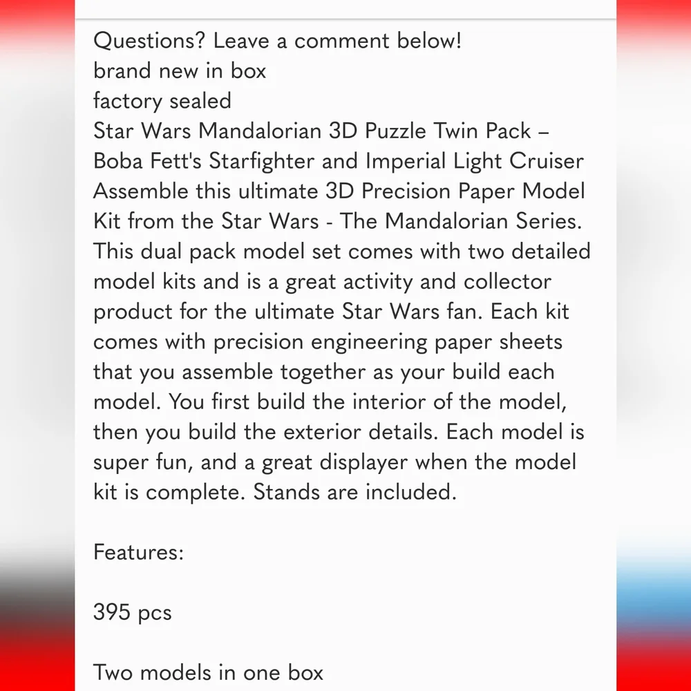 Star Wars brand spanking