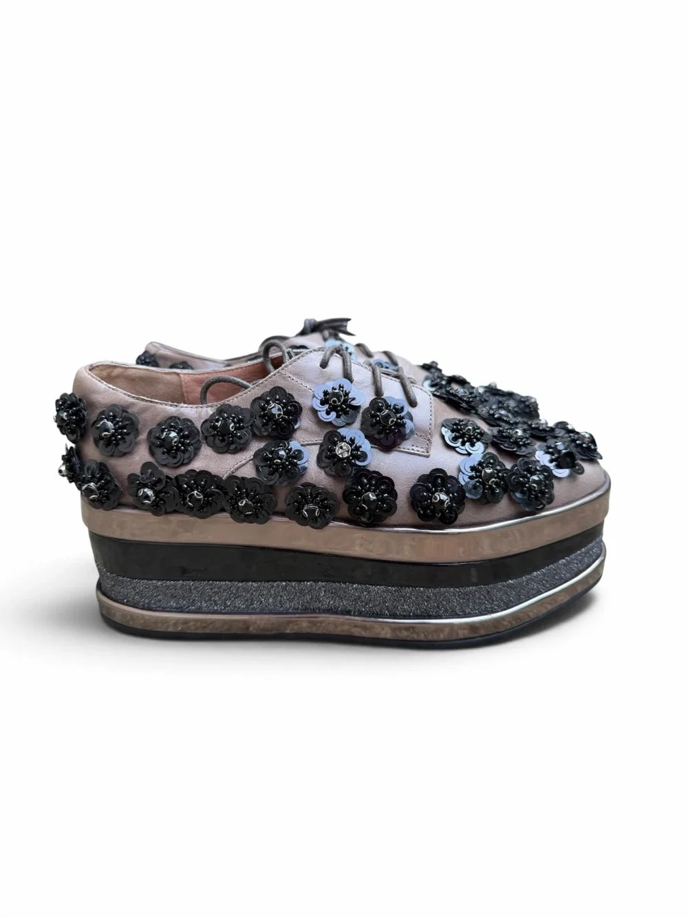 Jeffrey Campbell metallic gray