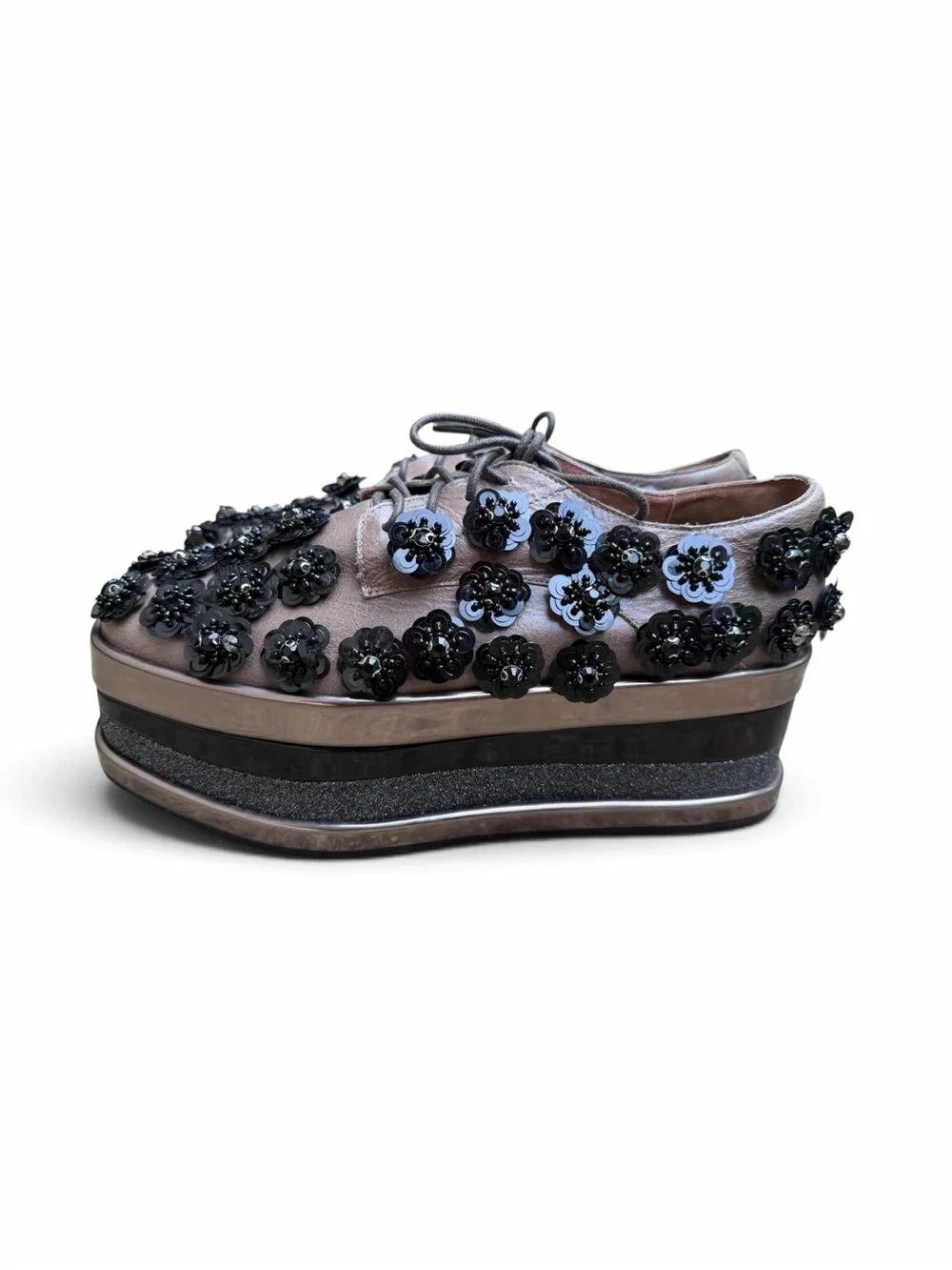 Jeffrey Campbell metallic gray