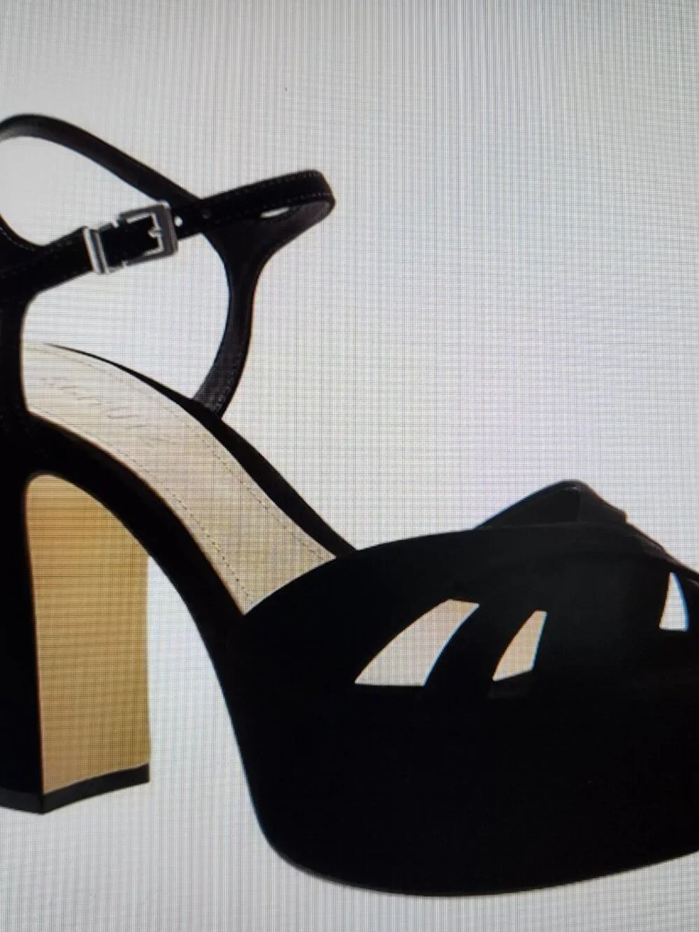 SCHUTZ Black Suede 