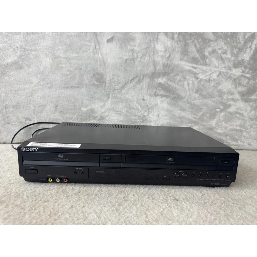 Sony SLV-D380P DVD VCR Combo Player Progressive Scan Hi-Fi Stereo Black