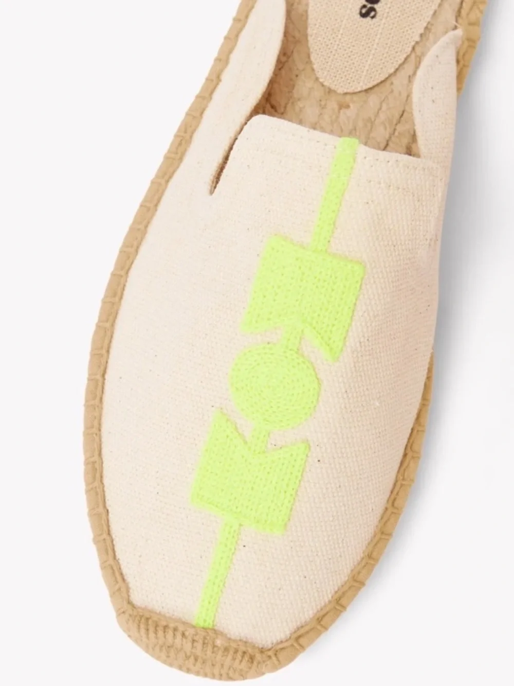Soludos cream canvas