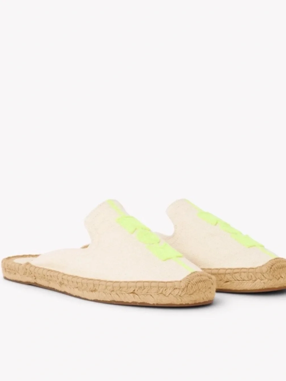 Soludos cream canvas