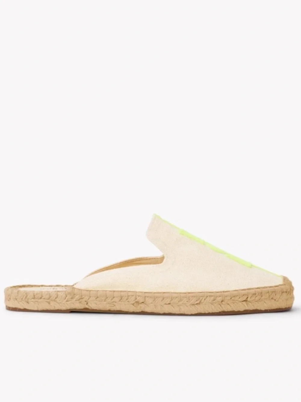 Soludos cream canvas