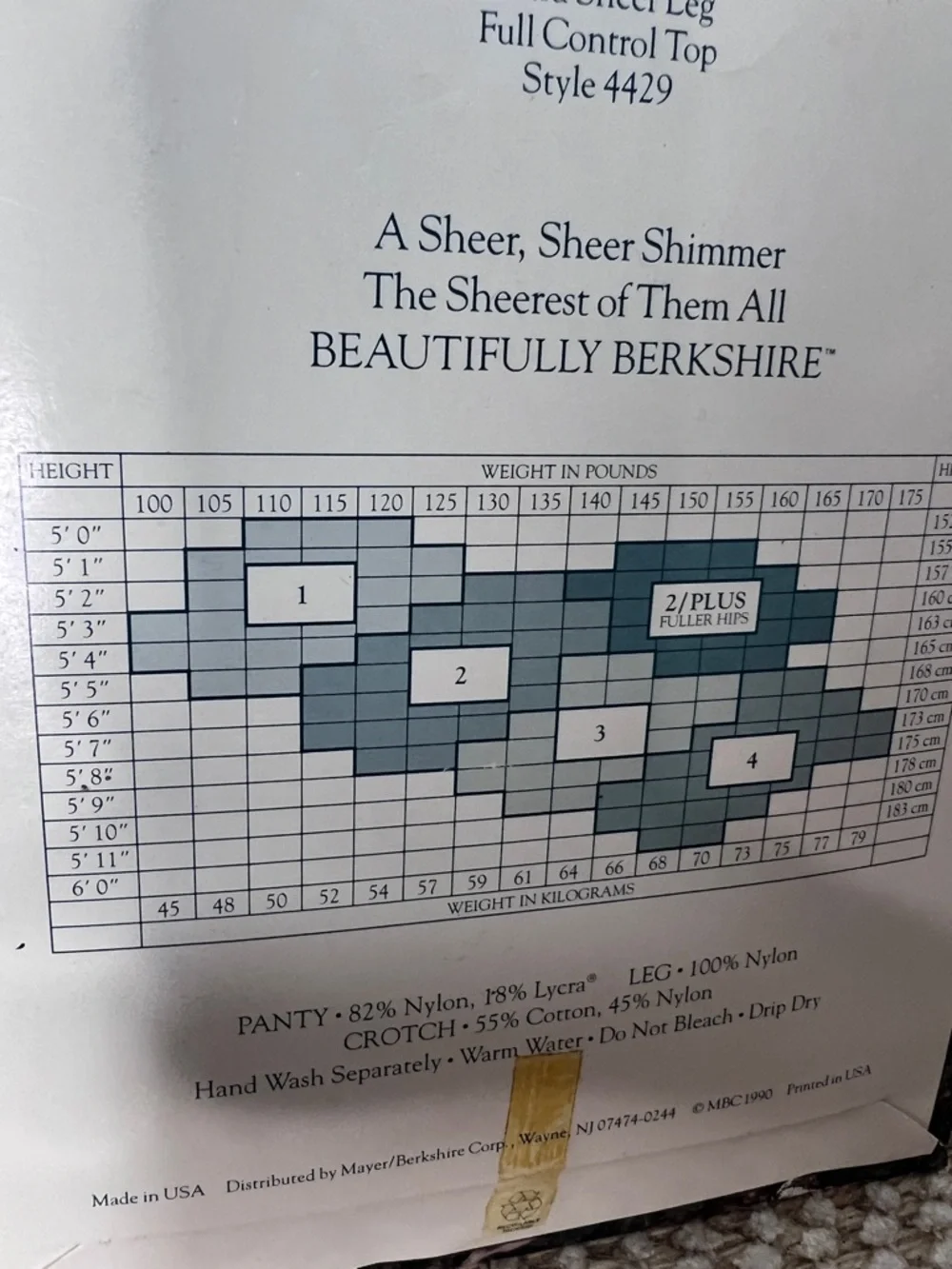 Berkshire vintage shimmers