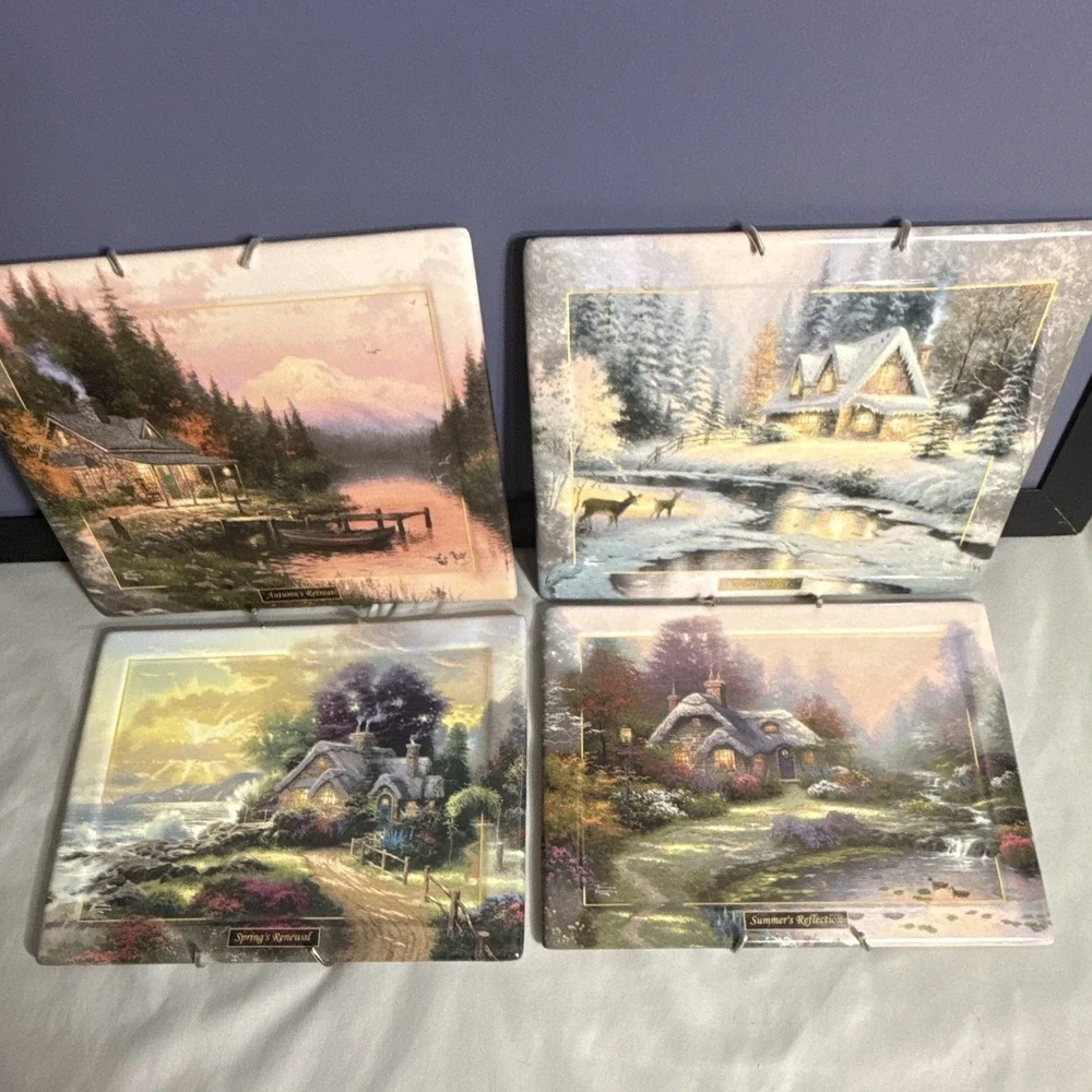 Complete Set of 4 Thomas Kinkade 