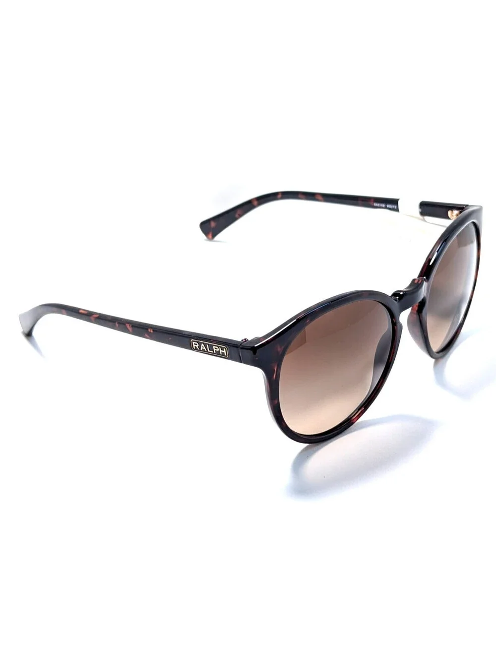 Ralph Lauren RA5162 Brown Gradient Tortoise Round Unisex Sunglasses 54-18-135