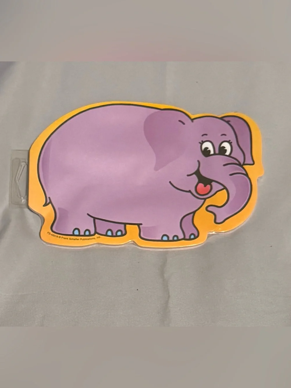 Purple Elephant Kids Notepad - Vintage