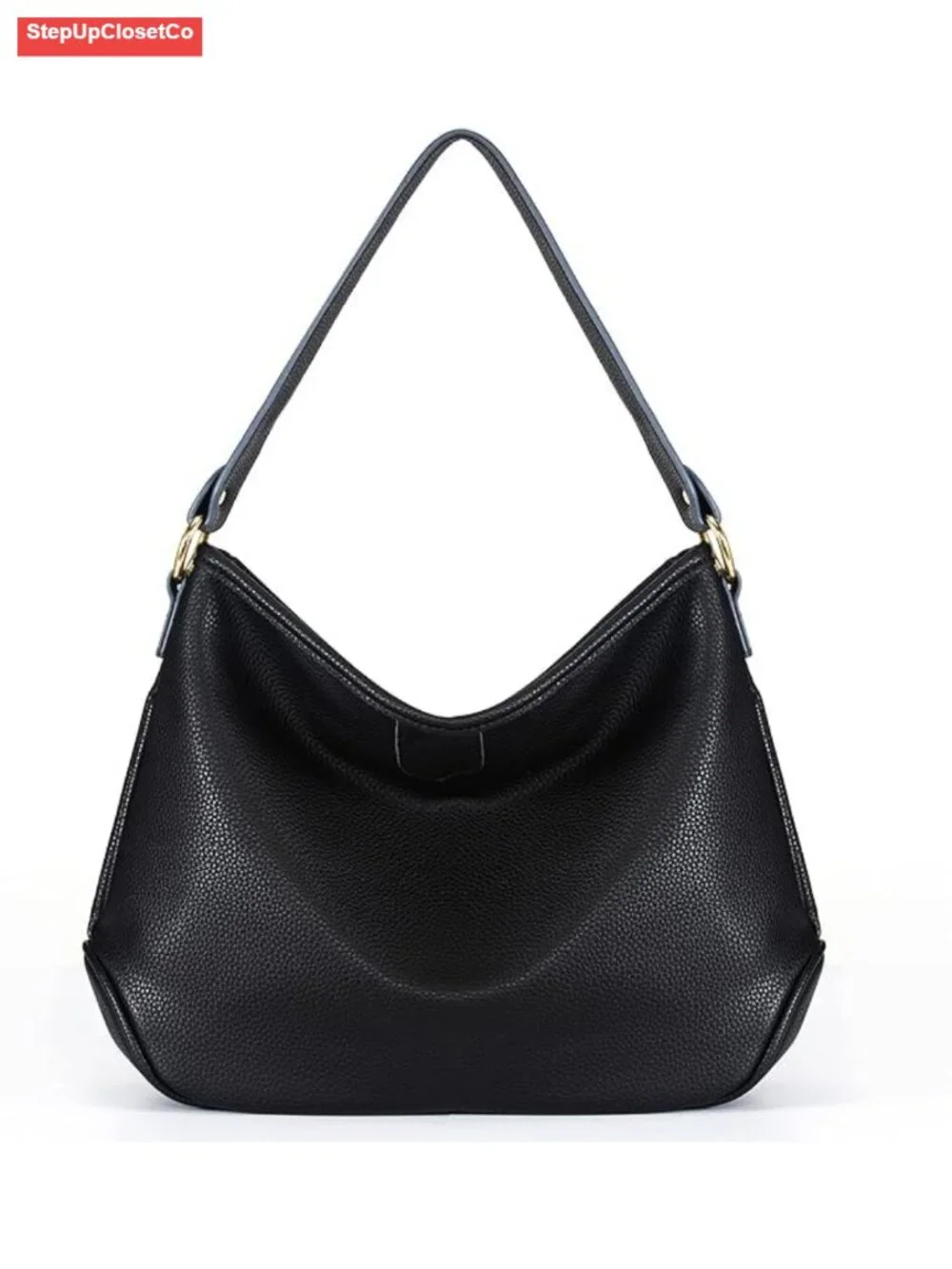 Hobo Shoulder Bag Vegan Leather Lightweight Medium Handbag