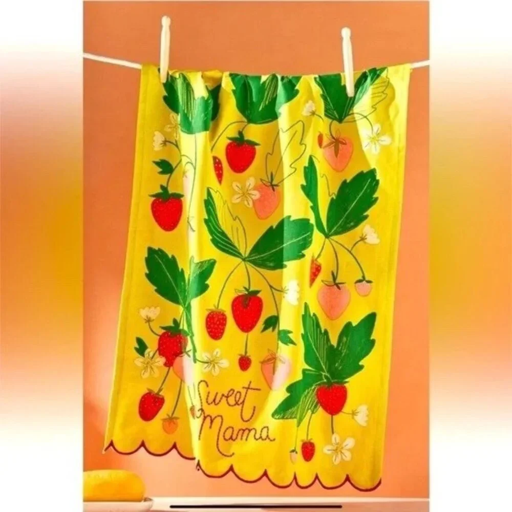 Anthropologie SWEET MAMMA Mom Kitchen Towel MOTHER'S DAY