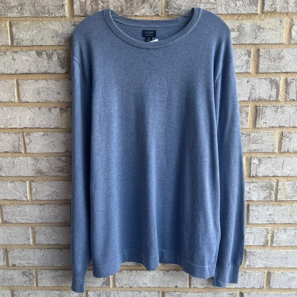 J. Crew Long Sleeve Crew Neck 100% Cotton Sweater Men's Size XL