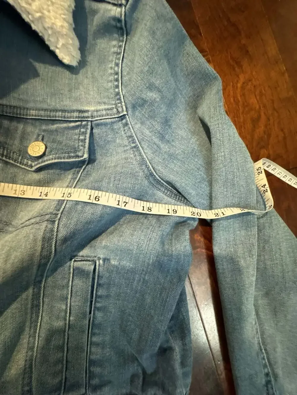 Justice denim trucker