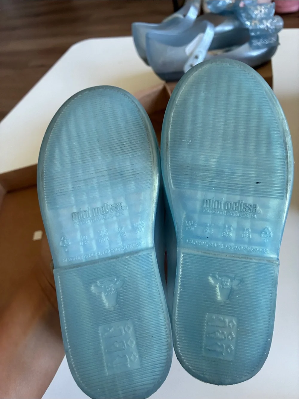 Melissa shiny turquoise