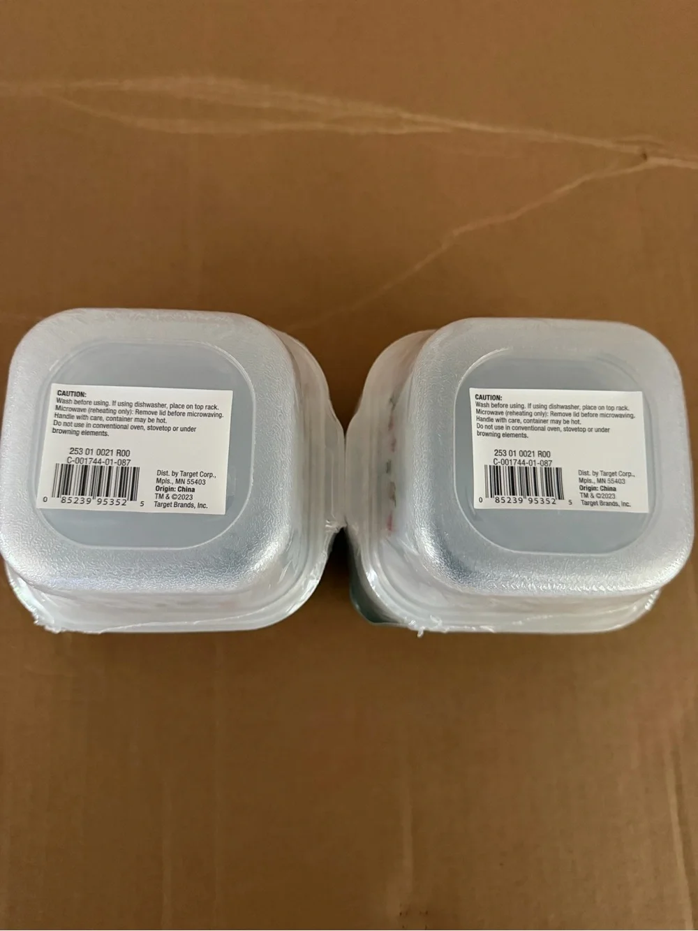 Target green plastic