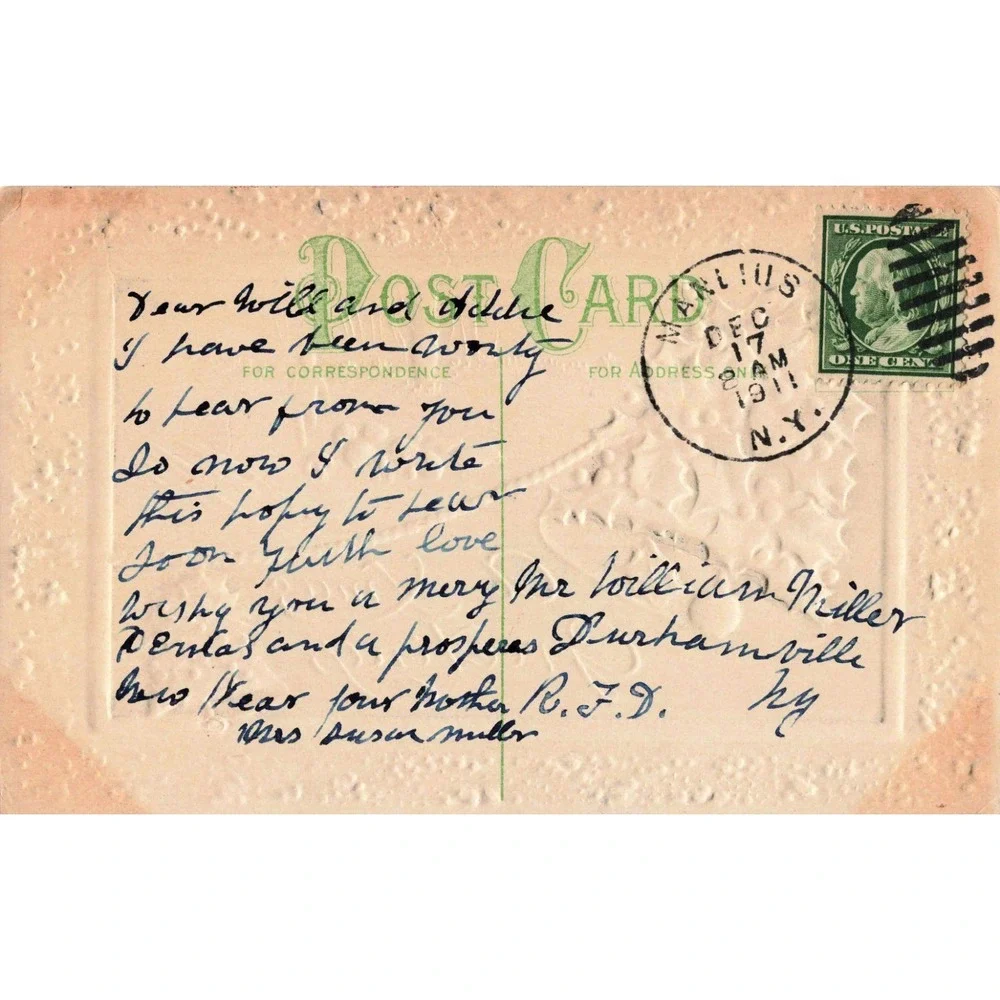 N/A vintage embossed