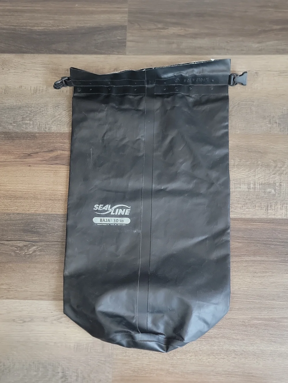 Seal Line Baja 30L Black Dry Bag - Waterproof Men’s Gear
