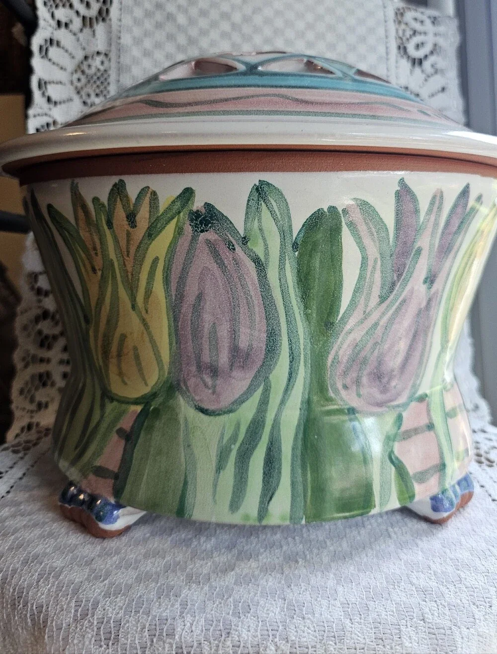 Vintage ceramic foral