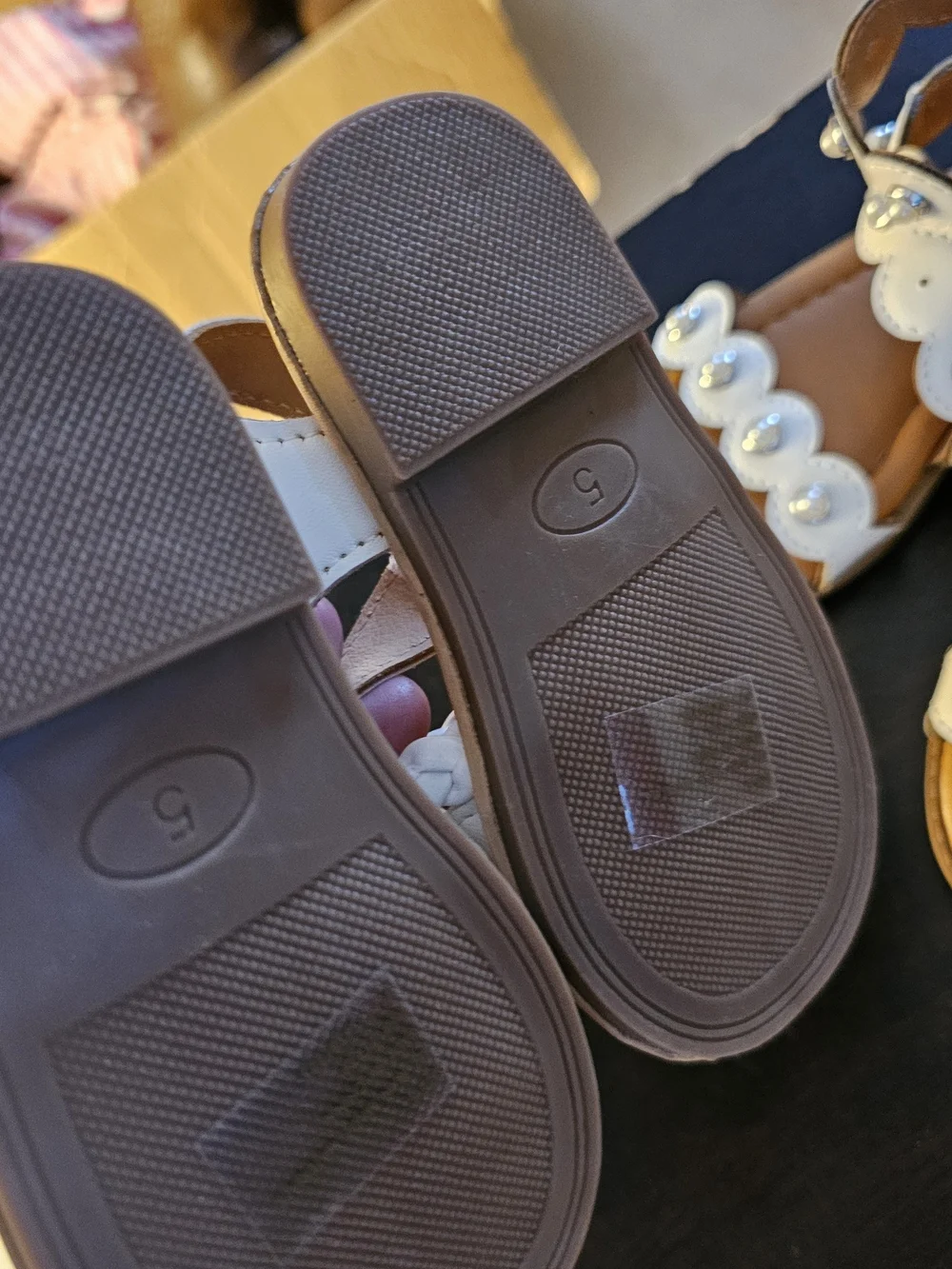 Stepping Stones beige check