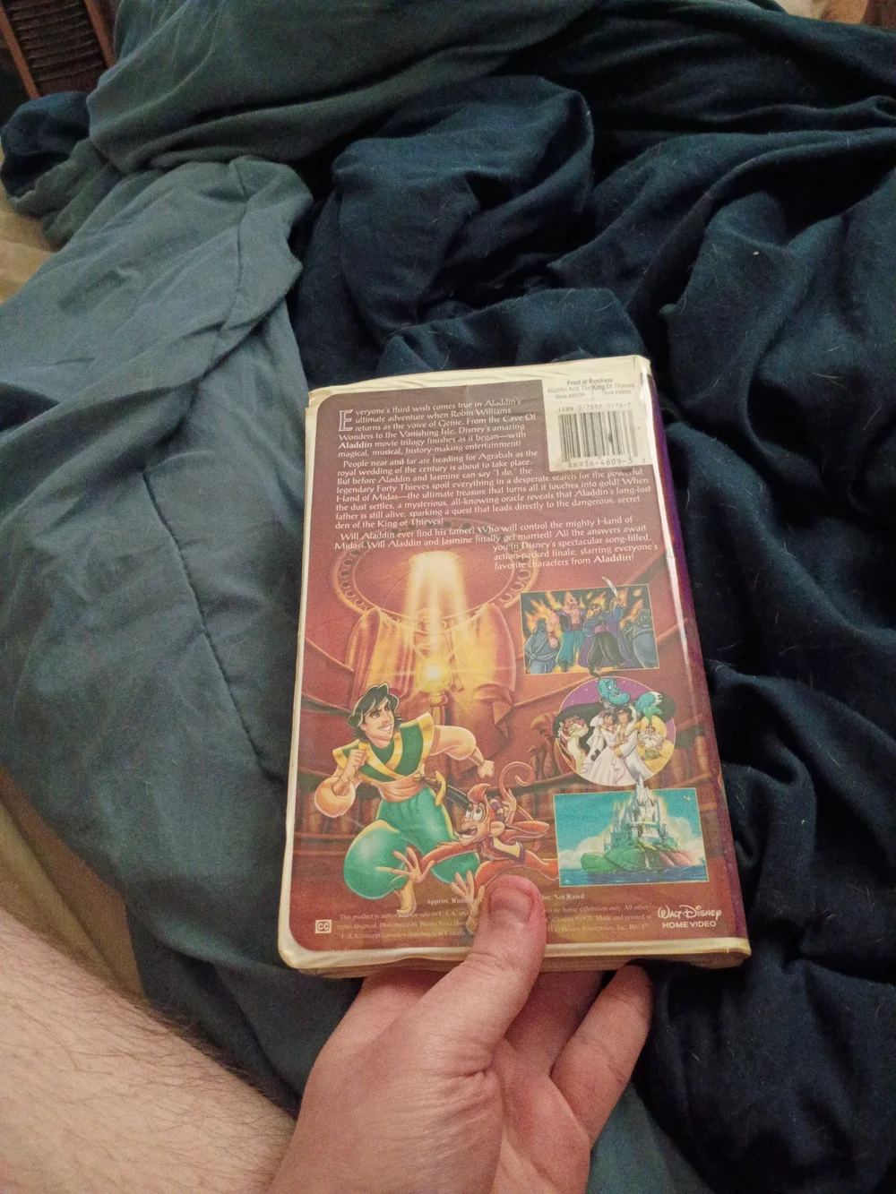Disney aladdin vhs