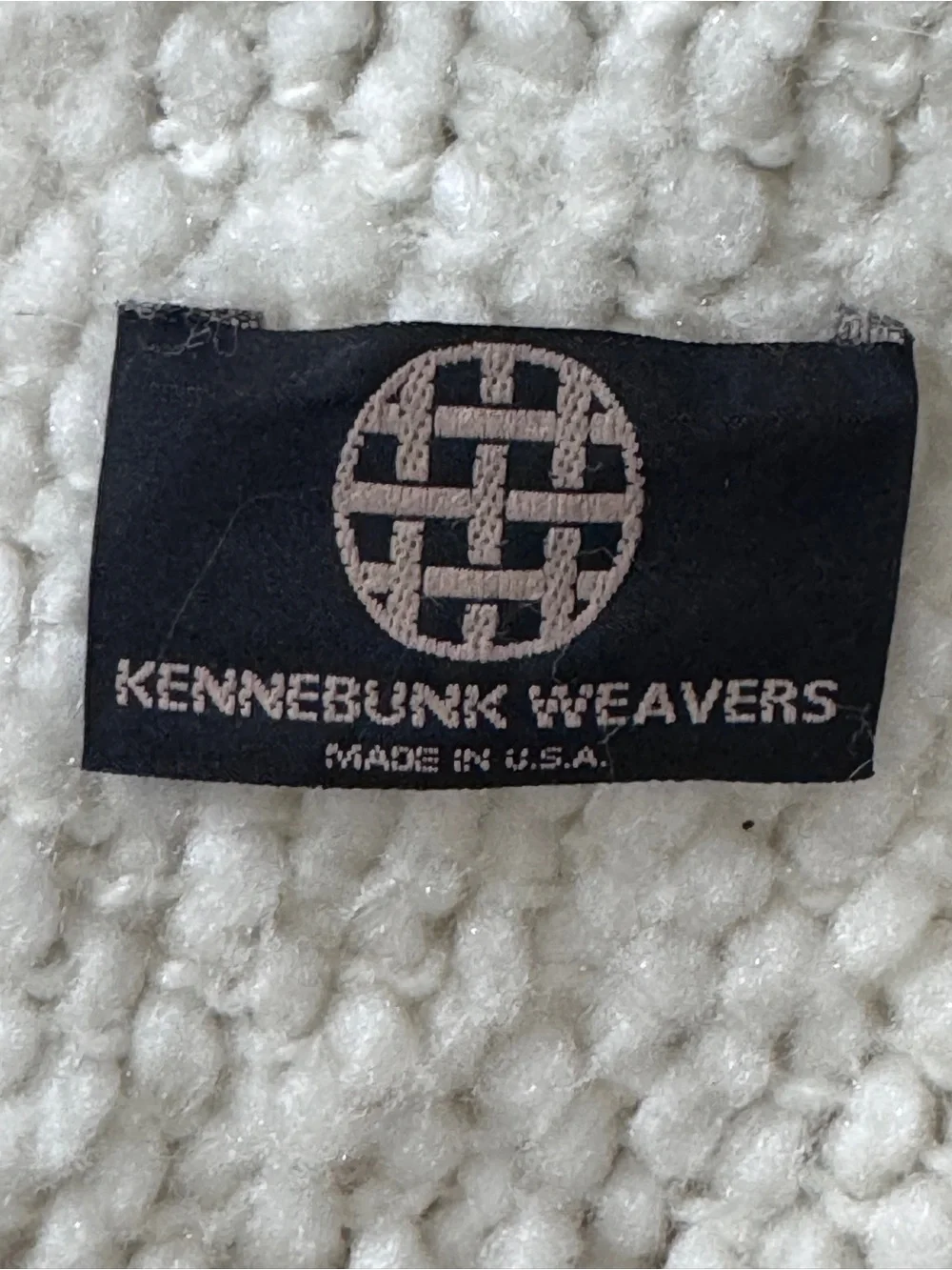 Kennebunk Weavers vintage plush