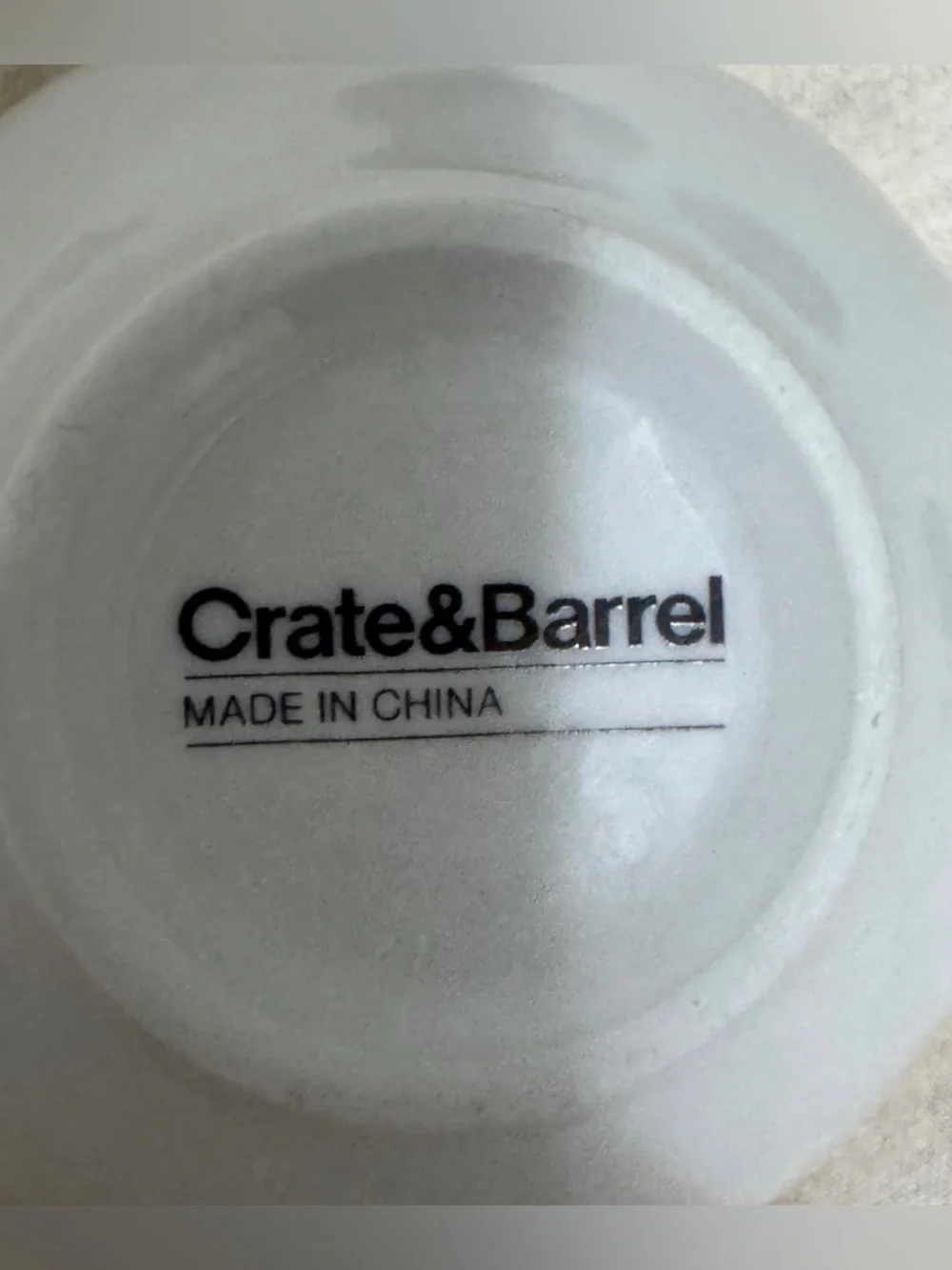 Crate&Barrel includes 10