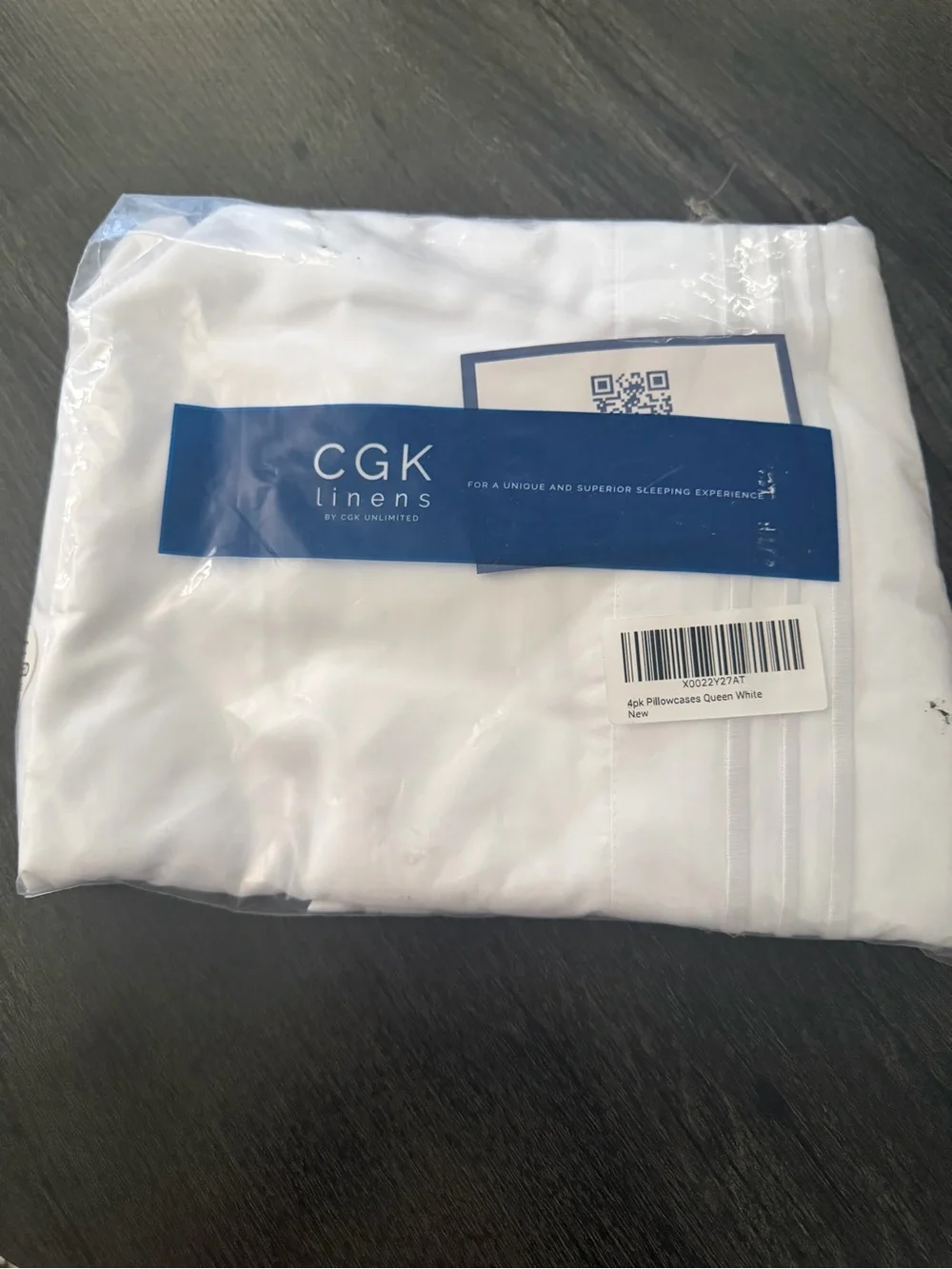 CGK linens pack