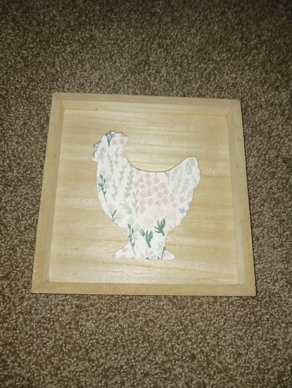 Wooden Farmhouse Chicken Wall Art
