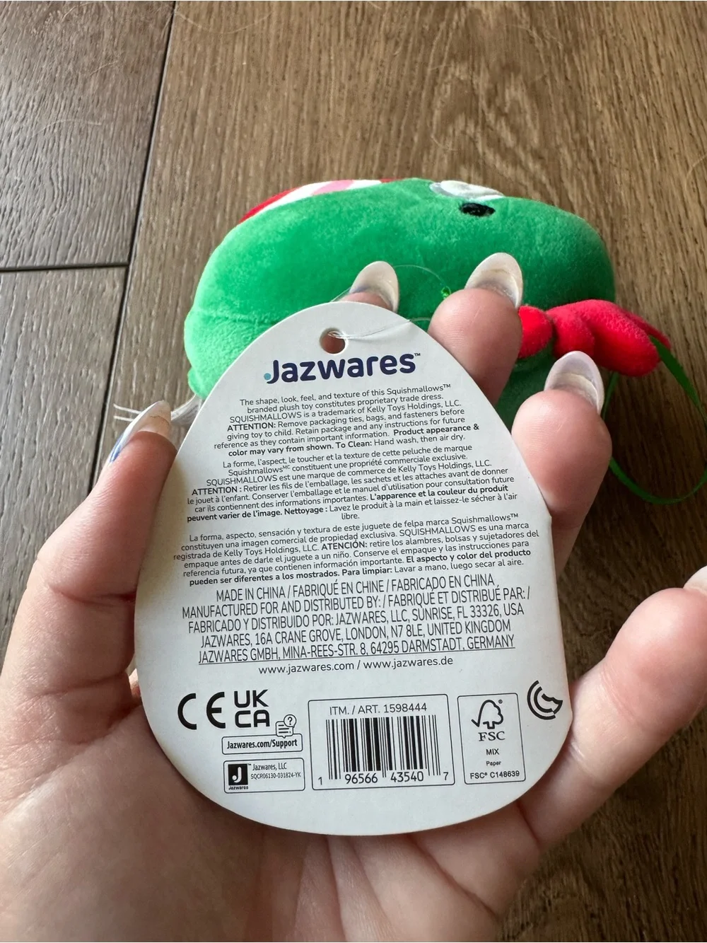 Squishmallows soft green