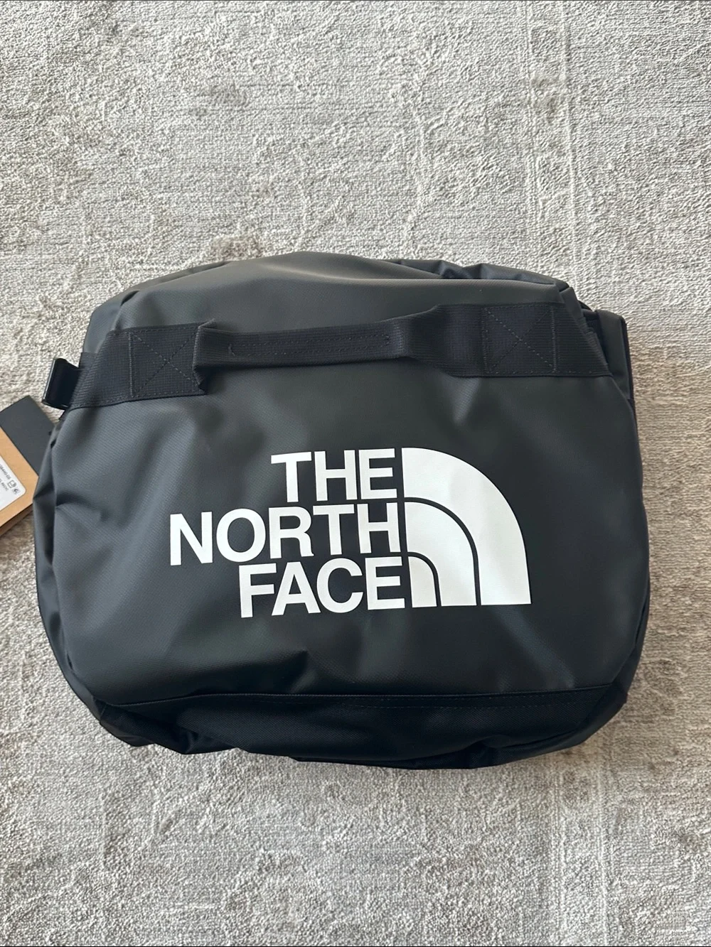 The North Face Large Black Golden State Duffel. 95 liter. 28”x16”x16”. NWT’s.