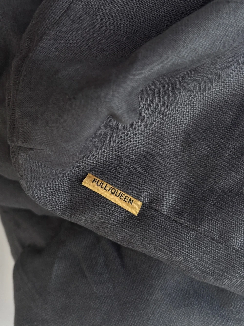 Quince charcoal linen