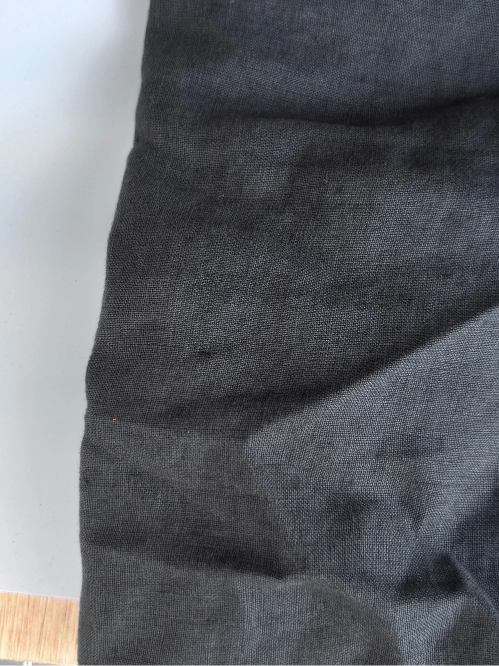Quince charcoal linen