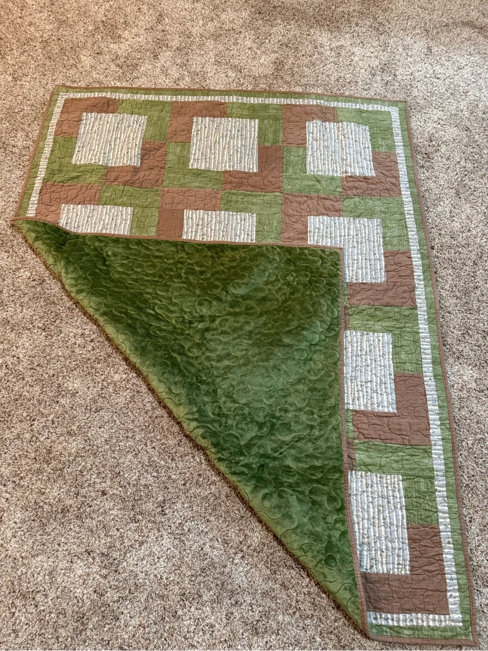 Handmade lightweight green