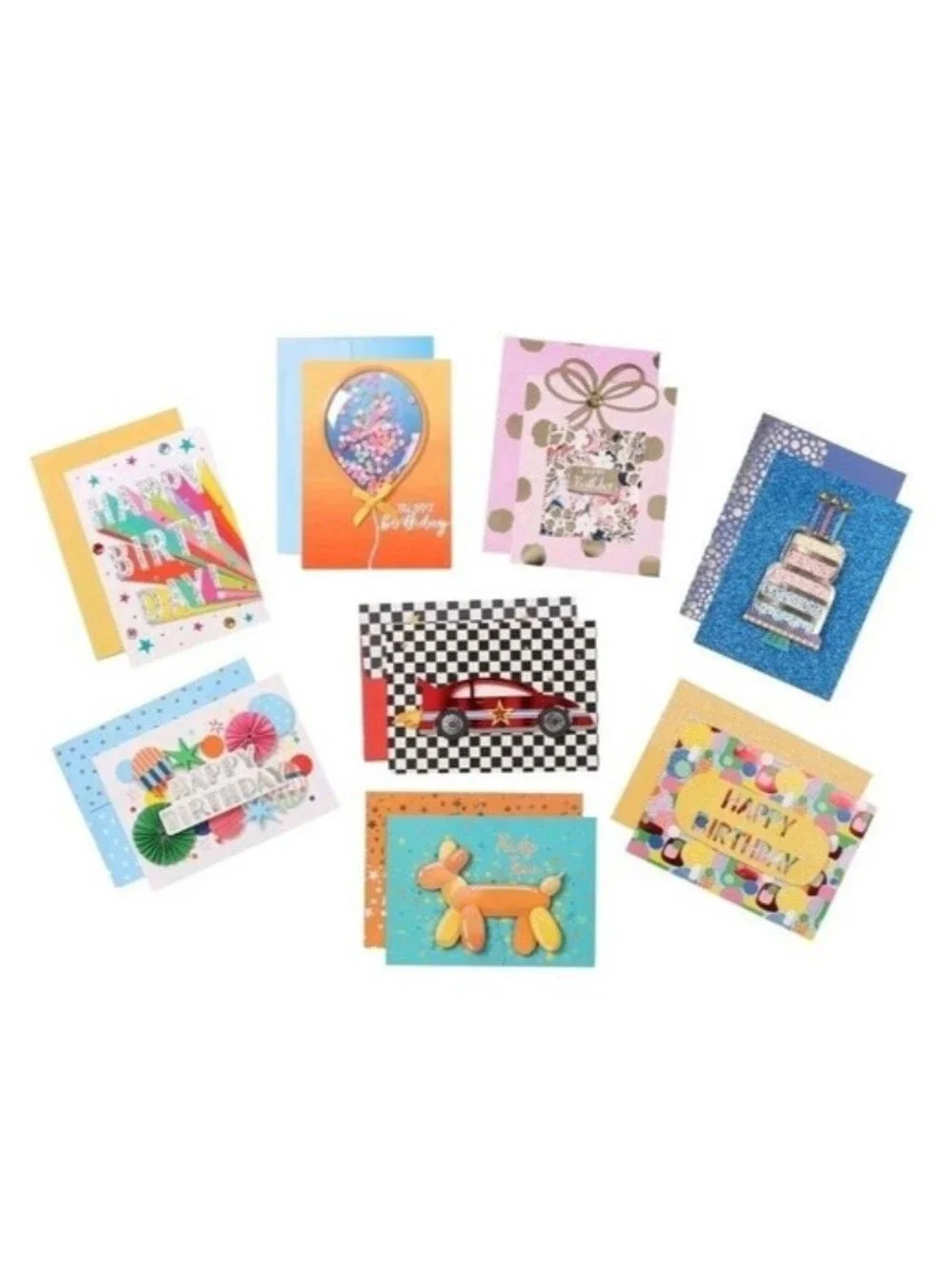 PRO4ALL Hand Crafted All Occasion Greeting Card Collection, 40-count NEW MODEL