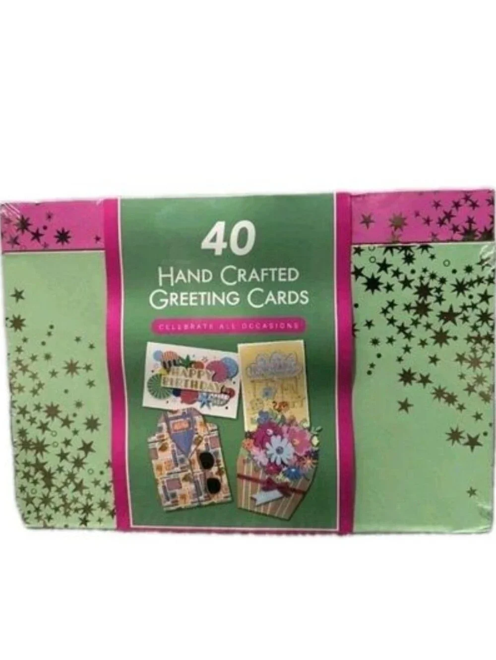 PRO4ALL Hand Crafted All Occasion Greeting Card Collection, 40-count NEW MODEL