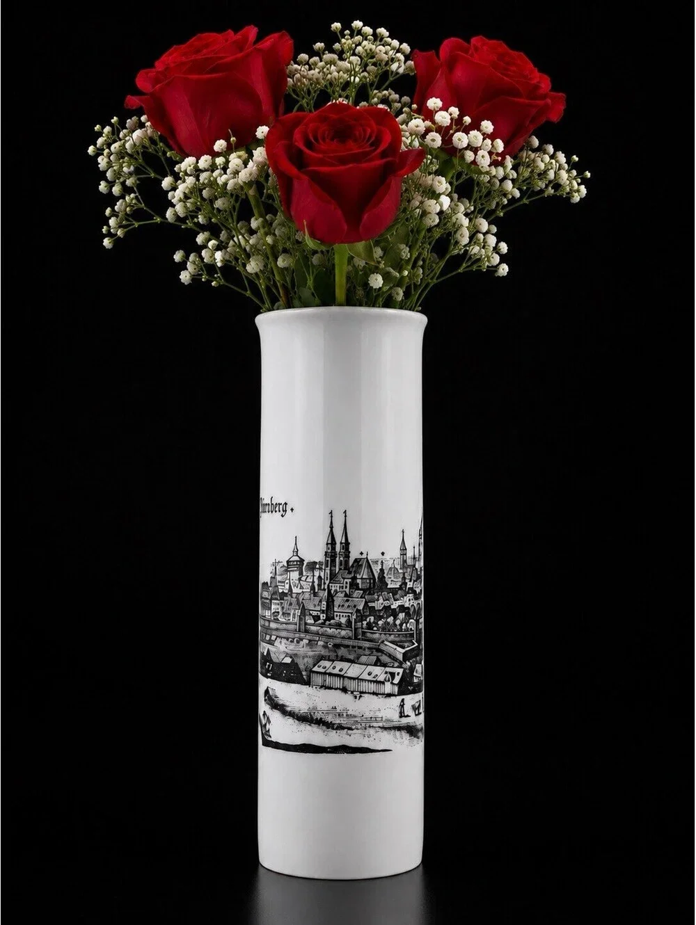 Vintage Royal Porzellan Bavaria KPM Nürnberg Porcelain Vase 8”