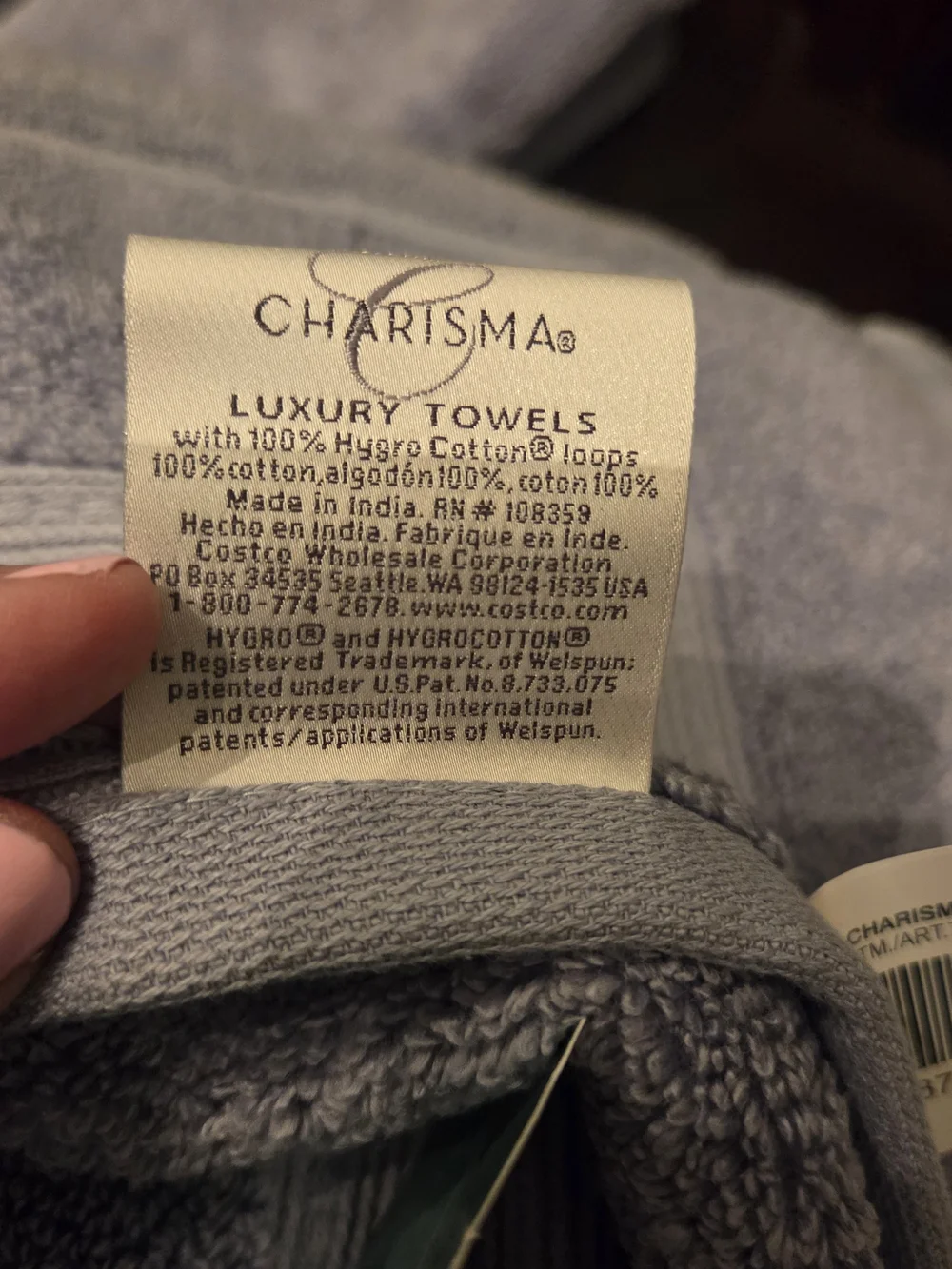 Charisma bath sheet