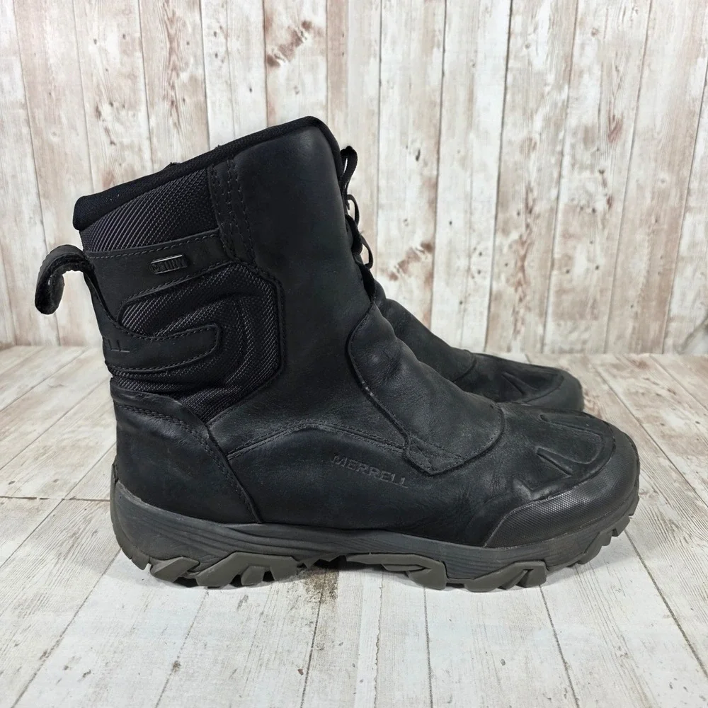 Merrell Thermo Overlook 2 Mid Waterproof Black Winter Boots J92025 Mens 10.5