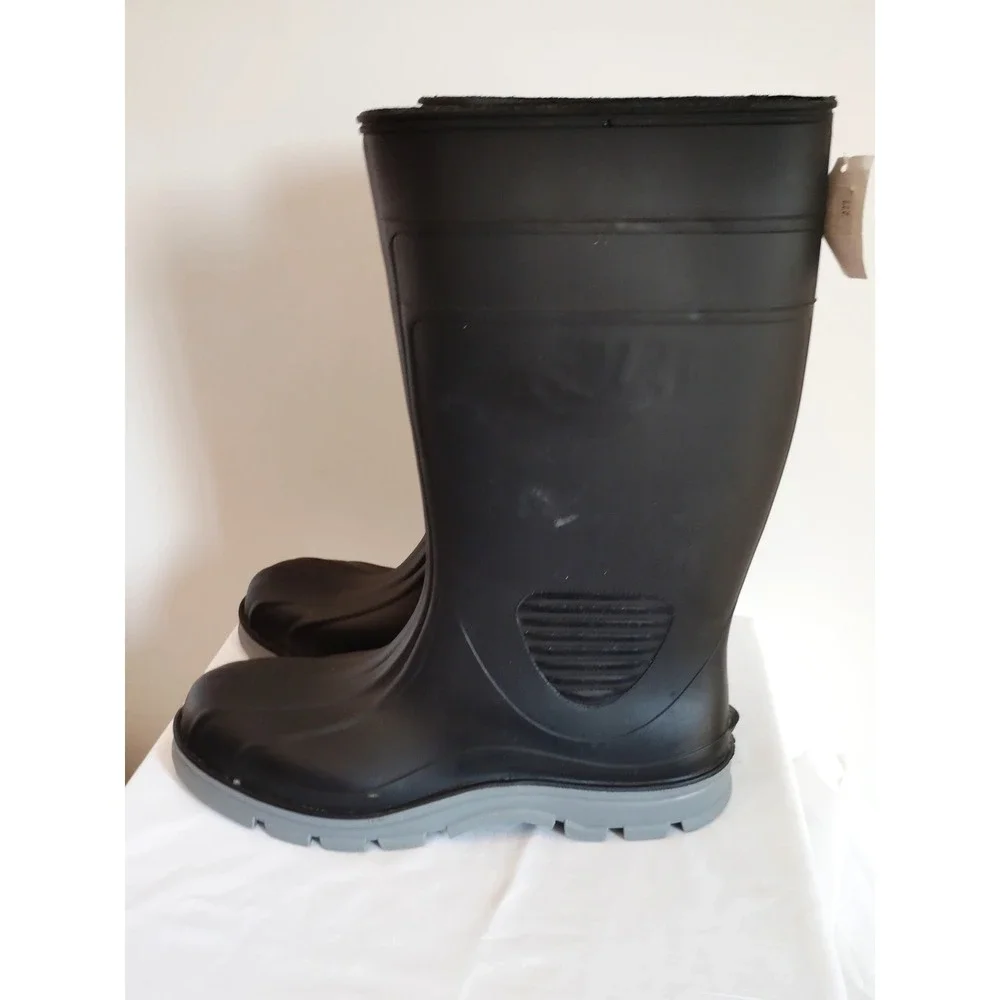 NWT Tingley Poultry Tuff ST Men's 15 Black Waterproof Safety Work Boots 70651‑15