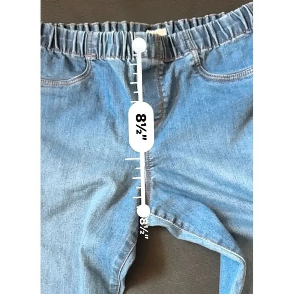 Oshkosh B’gosh Girls Pull On Denim Jeggings Medium Wash Blue Size 14