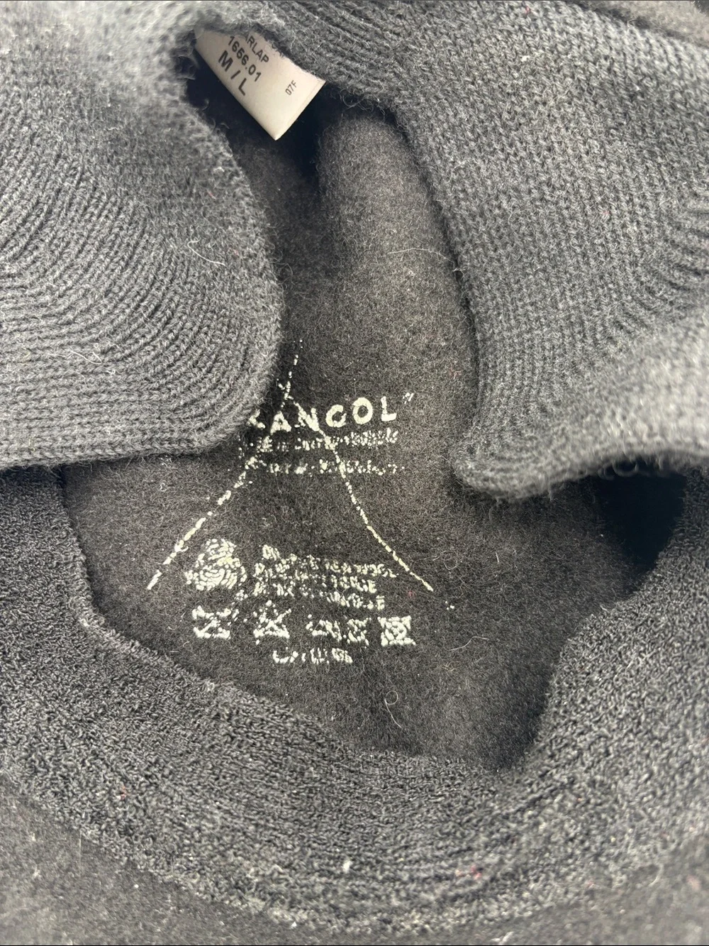 Kangol new flat black