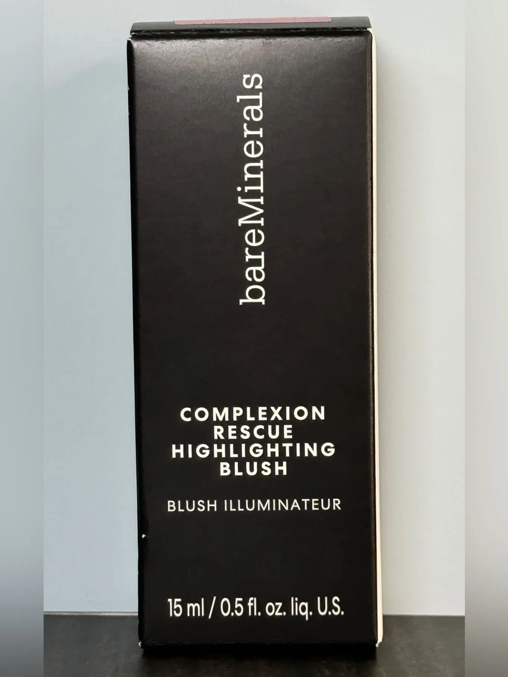 bareMinerals COMPLEXION RESCUE Liquid Highlighting Blush (Rose Glow) NIB