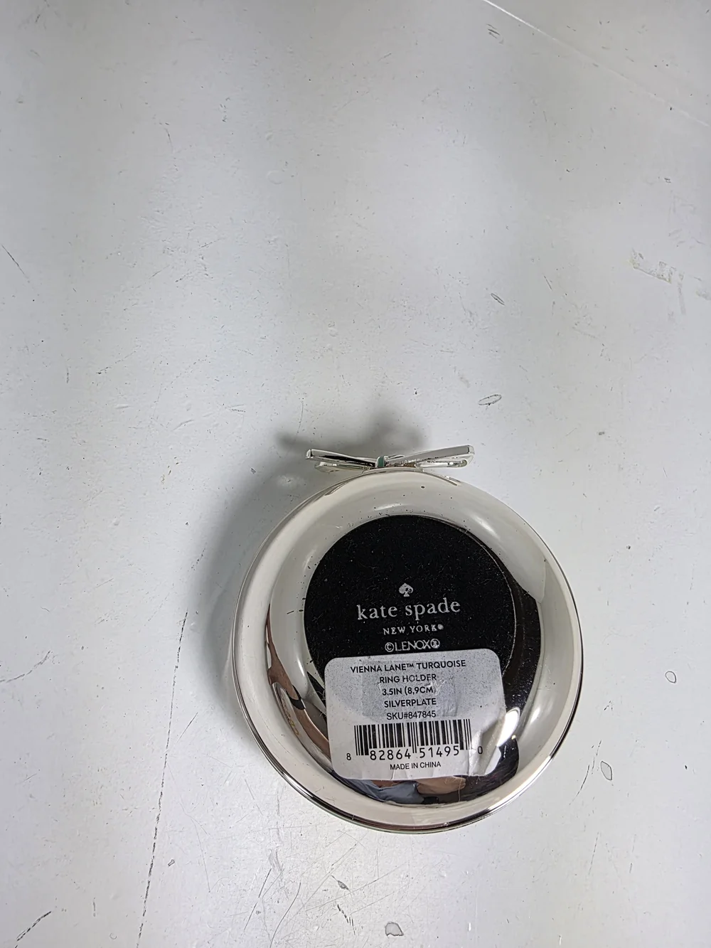 kate spade polished silver