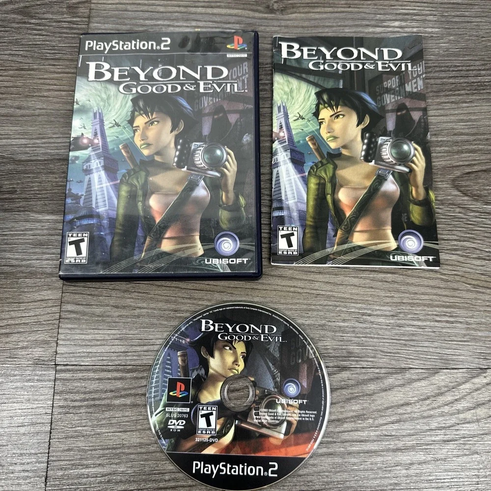 Beyond Good‎ & Evil (Sony PlayStation 2, PS2 2003) CIB Complete