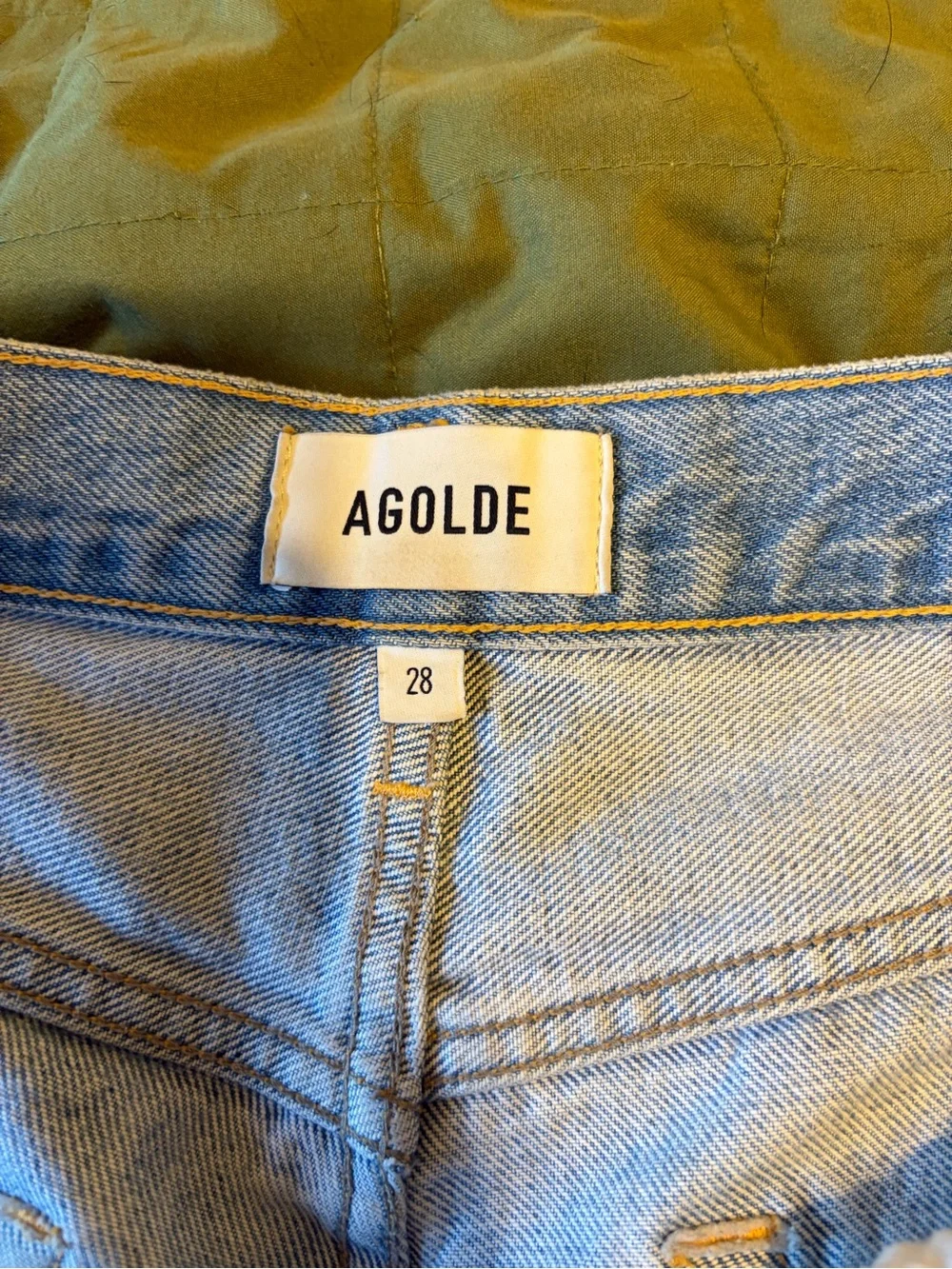Agolde light blue
